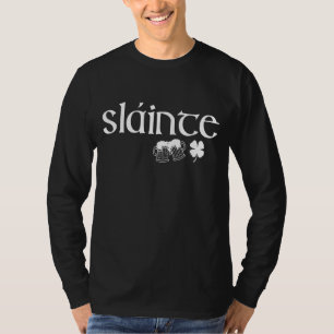 T-shirt Slainte Jour de la Saint Patrick Irlandais Hommes
