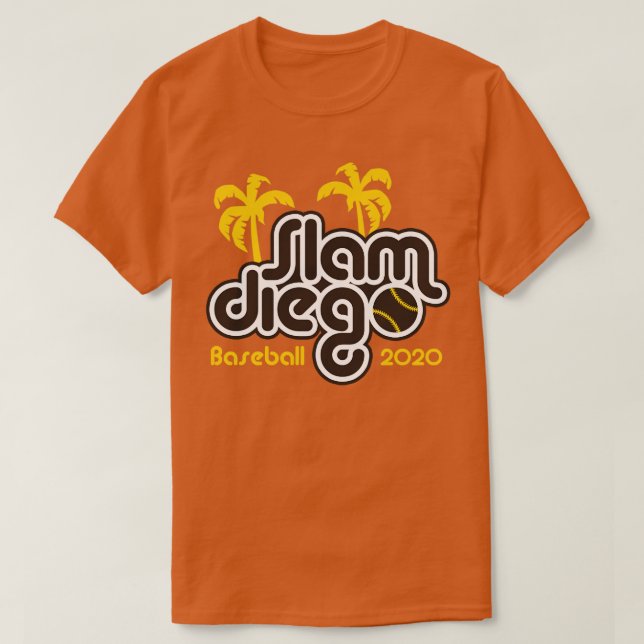 T-shirt Slam Diego Retro Brown (Design devant)