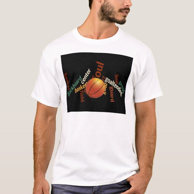 T-shirt Slam Dunk de Vocabulaire : Basketball Jeu des Cham (Devant)