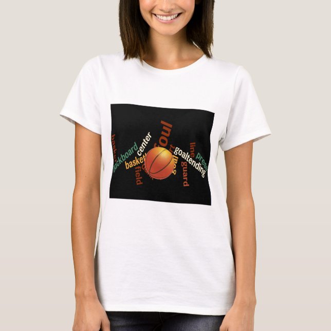 T-shirt Slam Dunk de Vocabulaire : Basketball Jeu des Cham (Devant)