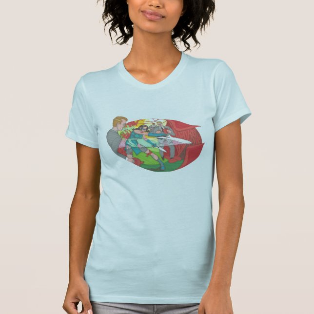 T-shirt Slasher de service (Devant)