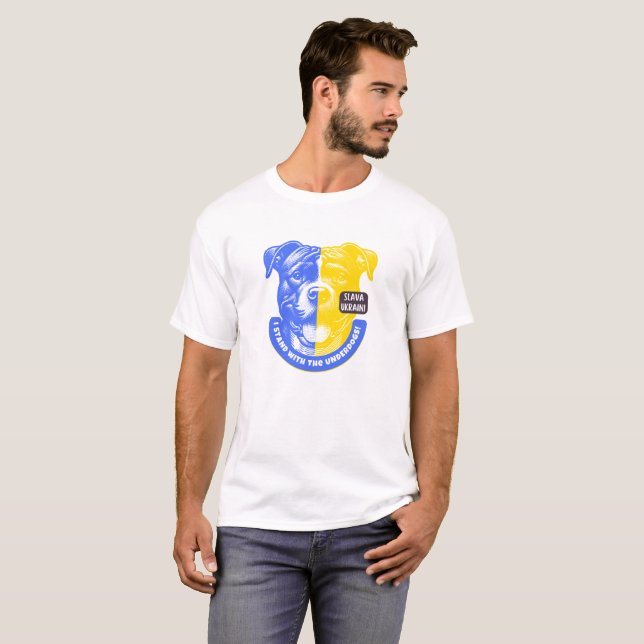 T-shirt Slava Ukraini (Devant entier)