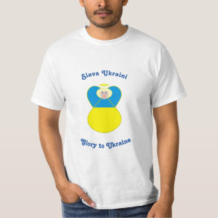 T-shirt Slava Ukraïni Gloire à l'Ukraine Ange