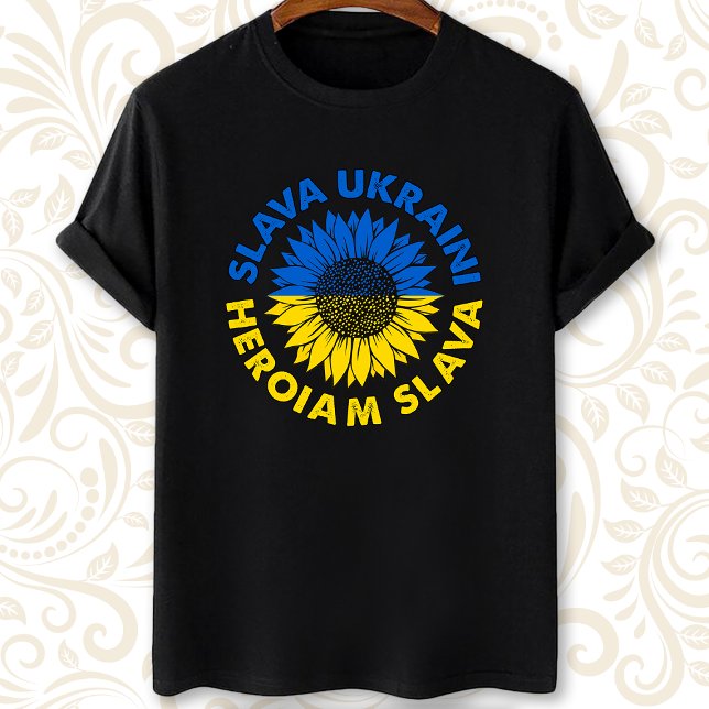 T-shirt Slava Ukraini Heroiam tournesol de slave drapeau U (Créateur téléchargé)