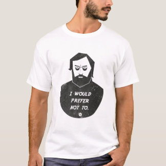 T-shirt Slavoj Zizek - I would prefer not to