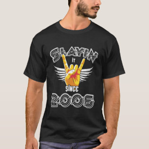 T-shirt Slayin It Depuis 2006 Rock Punk Music Rockeru2019s
