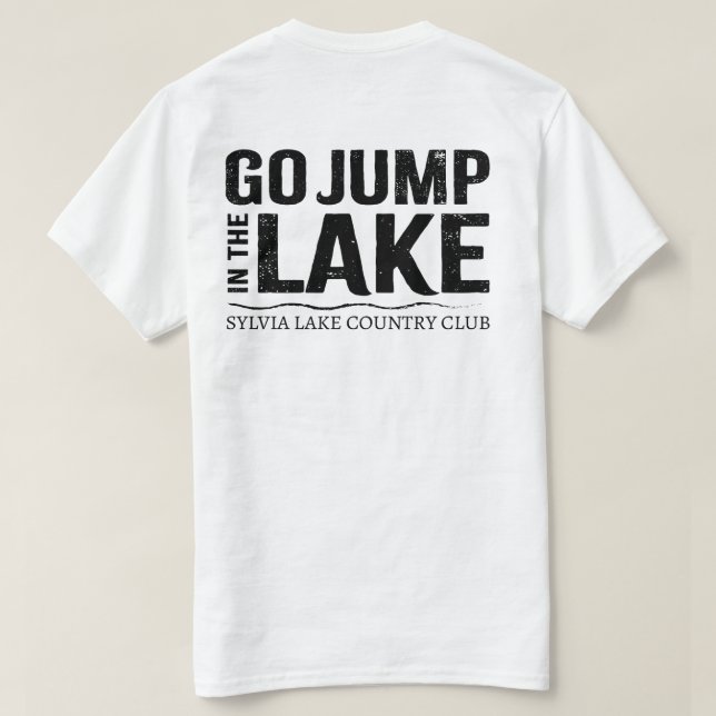 T-shirt SLCC Go Jump Dans Le Tee Unisexe De Base (Design dos)