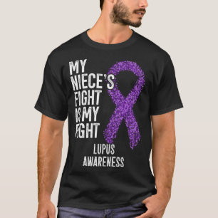 T-shirt SLE Le combat de ma nièce est mon combat Sensibili