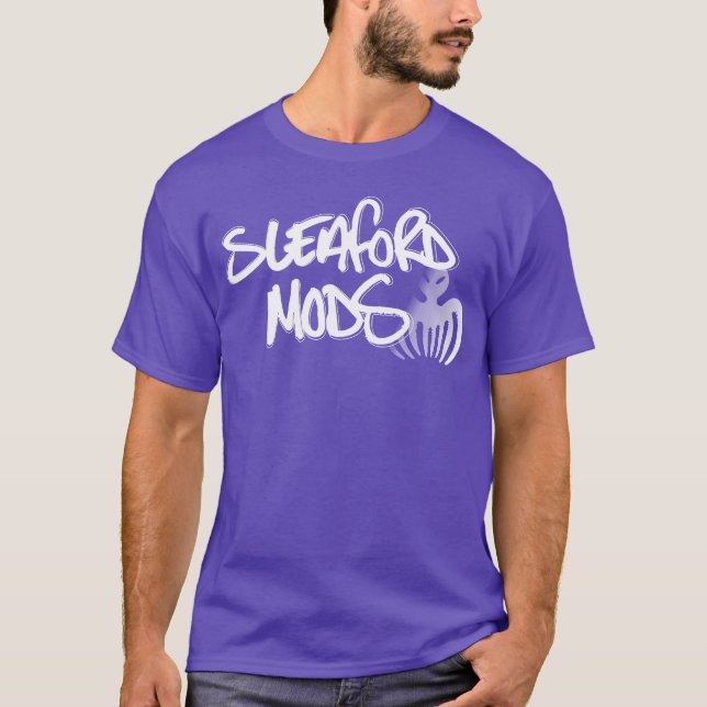 T-shirt Sleaford Mods conception en détresse famille Shir (Devant)