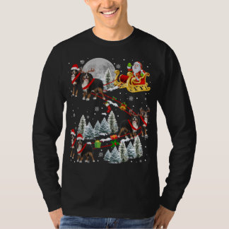 T-shirt Sledge de Noël de la Montagne Bernese Sant
