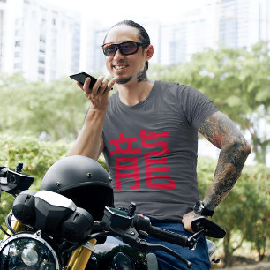 T-shirt Sleek "Vis féroce, vivez libre, vivez comme un dra