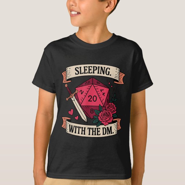 T-shirt Sleeng. Avec le DM. Création drôle  (Devant)