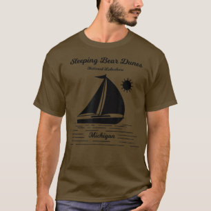 T-shirt Sleeping Bear Dunes Michigan Voilier