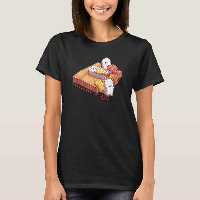 T-shirt Sleeping Sushi,sleepwalking Sleeping Sushi (Devant)