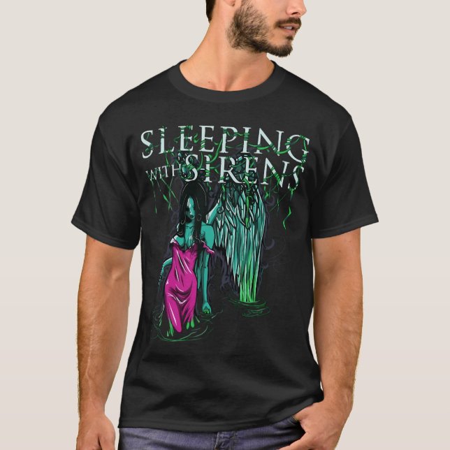 T-shirt Sleeping With Sirens (Devant)