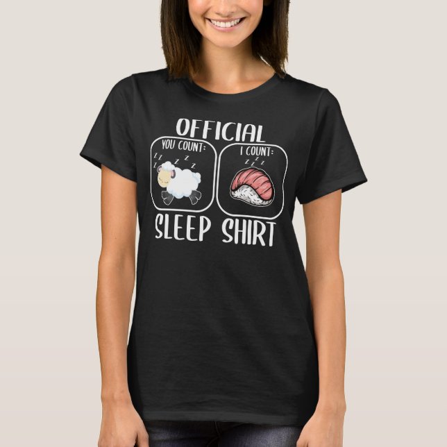 T-shirt Sleepshirt de Sheep Sushi (Devant)
