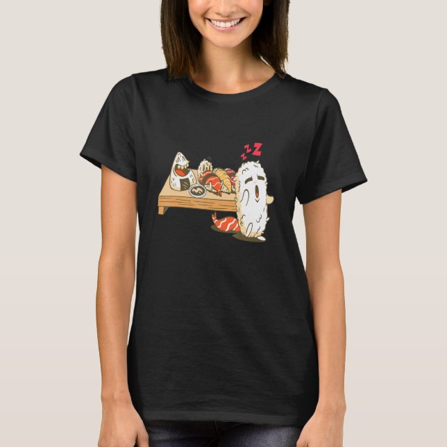T-shirt Sleepwalking Sushi (Devant)