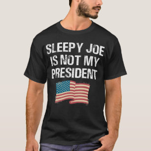 T-shirt Sleepy Joe n'est pas mon président