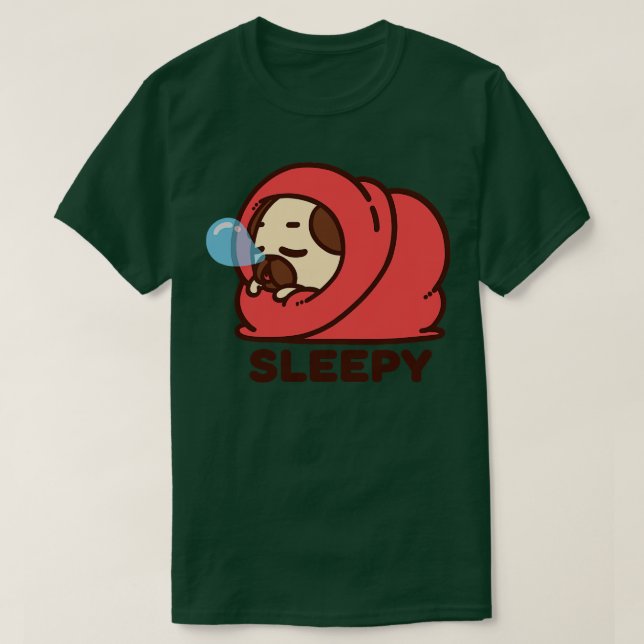 T-shirt Sleepy Puglie (Design devant)