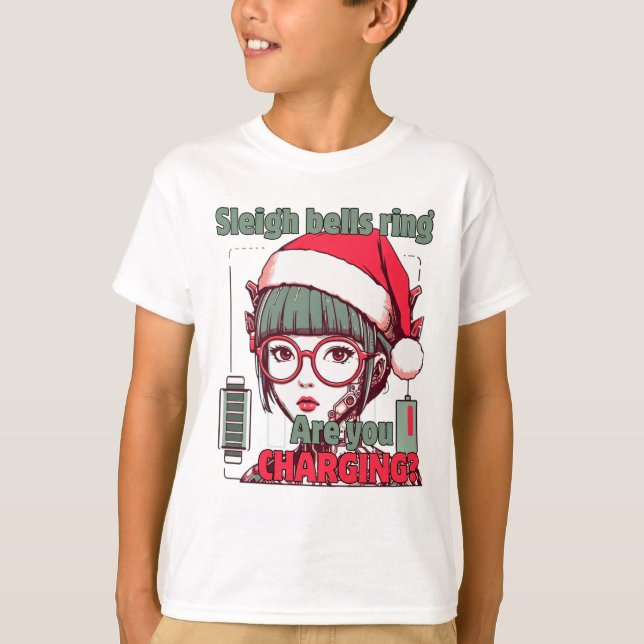 T-shirt Sleigh Bells Ring, Vous Chargez ? (Devant)