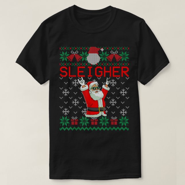 T-shirt Sleigher Heavy Metal Music (Design devant)