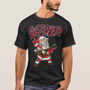 T-shirt Sleighs Santa Claus Metal Noël drôle Hail Sa