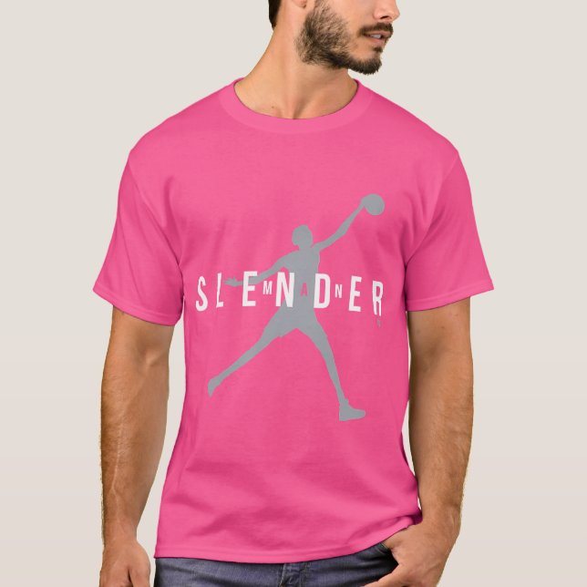 T-shirt Slenderman San Antonio Basket (Devant)