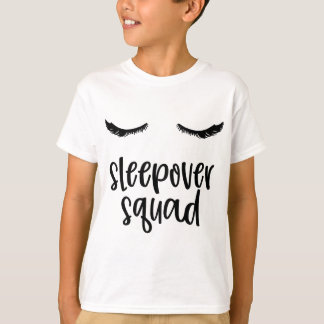 T-shirt Slepover Squad mignonette Eyelashes Fête de bois