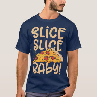 T-shirt Slice Baby Pizza Lover Manger Italien Nourriture P