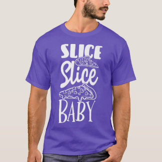 T-shirt Slice Baby Pizza Lover Manger Italien Nourriture P