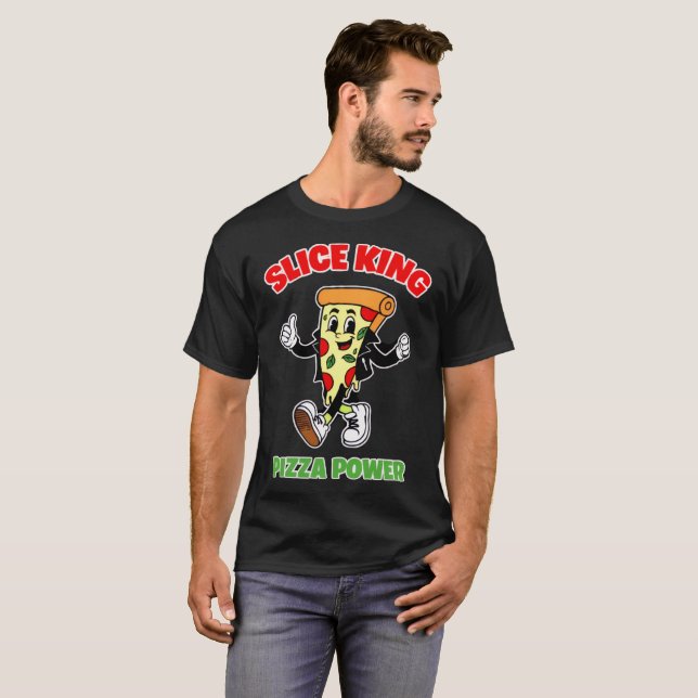 T-SHIRT SLICE DE PIZZA CAMINANDO (Devant entier)
