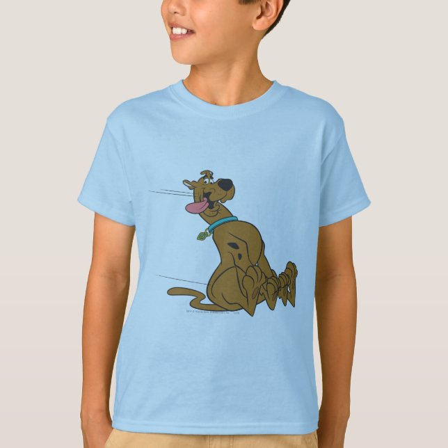 T-shirt Slide Scooby-Doo Avec Sortie De Langue (Devant)