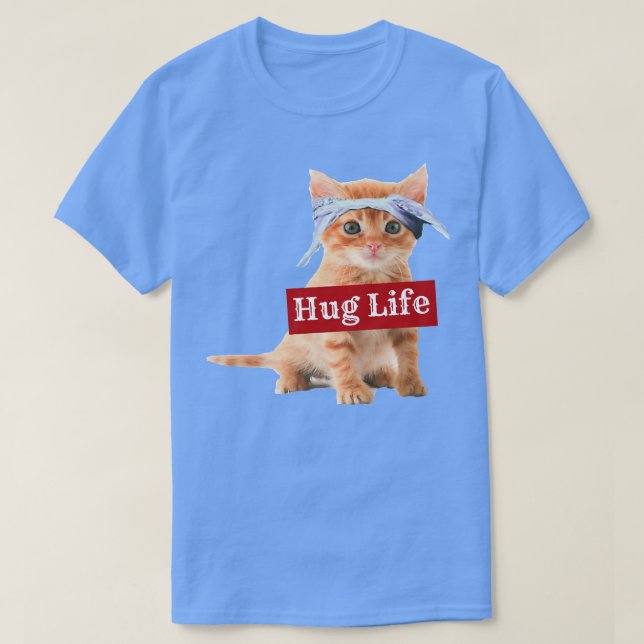 T-shirt SLIM FIT ÉCRAN Vie Kitty Kitteh Kitten Chat Tee T (Design devant)