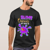Slime Birthday Girl Party Slime Queens Sont Nés Da