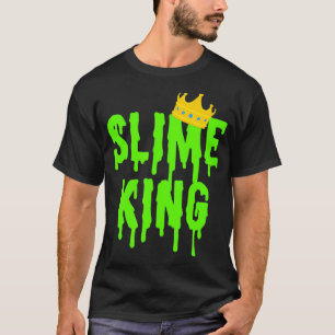 T-shirt Slime King Chemise Hommes Garçons Vert Slime Cadea