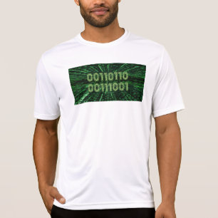 T-shirt SlipperyJoe's 69 code binaire dynamique ordinateur