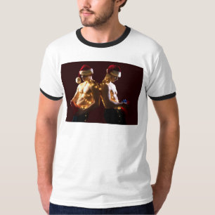 T-shirt SlipperyJoe's artistique Noël chemise hommes hol