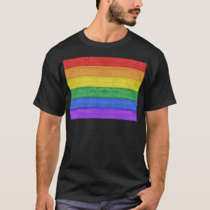 T-shirt SlipperyJoe's classique arc-en-ciel tactile artisa