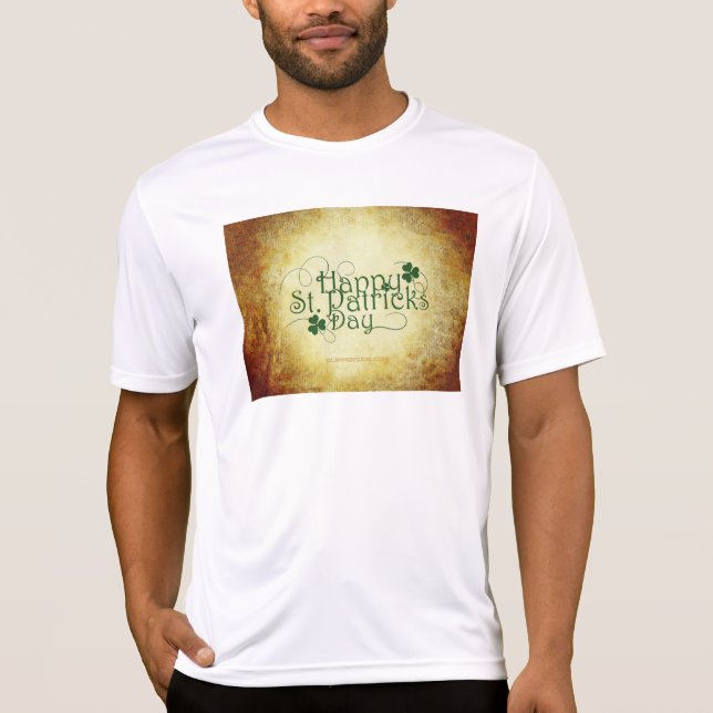 T-shirt SlipperyJoe's Happy St. Patrick's Day trois feuill (Devant)