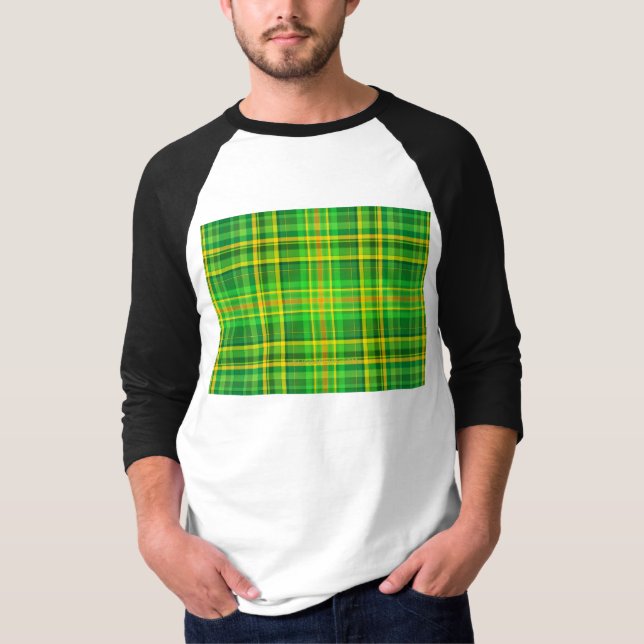 T-shirt SlipperyJoe's Saint Patrick's Day Pla vert-jaune (Devant)