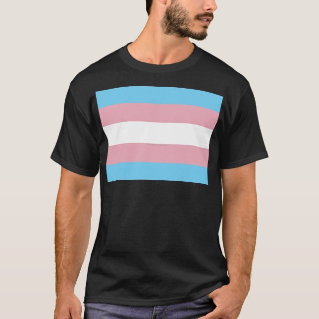 T-shirt SlipperyJoe's transgenre pride drapeau de la diver (Devant)