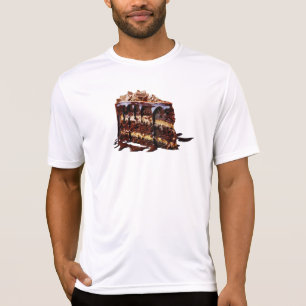 T-shirt SlipperyLa décadence de gâteau au chocolat pur de 