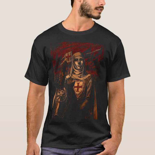 T-shirt Sliver Mask King Baldwin Iv Meme The Leper King Wa (Devant)