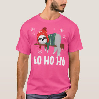 T-shirt Slo Ho Ho Sloth Noël