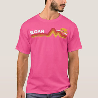 T-shirt Sloan Funny Retro Vintage Sunset Sloan 80s 90s T-s