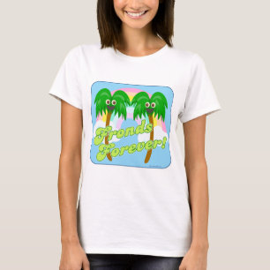 T-shirt Slogan d'arbre de dessin pour toujours mignon