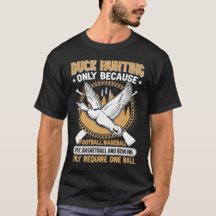 T-shirt slogan de chasse aux canards pour hommes