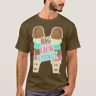 T-shirt Slogan de cône à crème glacée à grande énergie