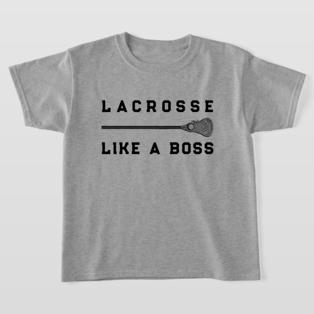 T-shirt Slogan de crosse (Poser)