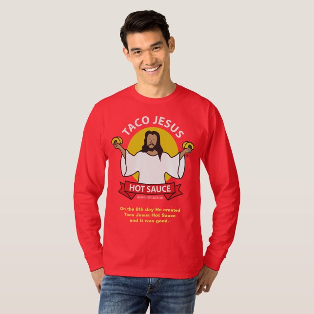 T-shirt Slogan de Jésus de taco (Devant entier)